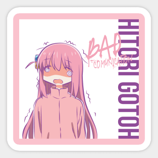 BOCCHI THE ROCK!: BAD COMUNICATION (PASTEL VERSION) Sticker